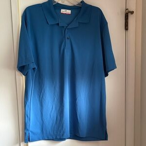 Grand Slam Teal-Blue Men’s Performance Polo